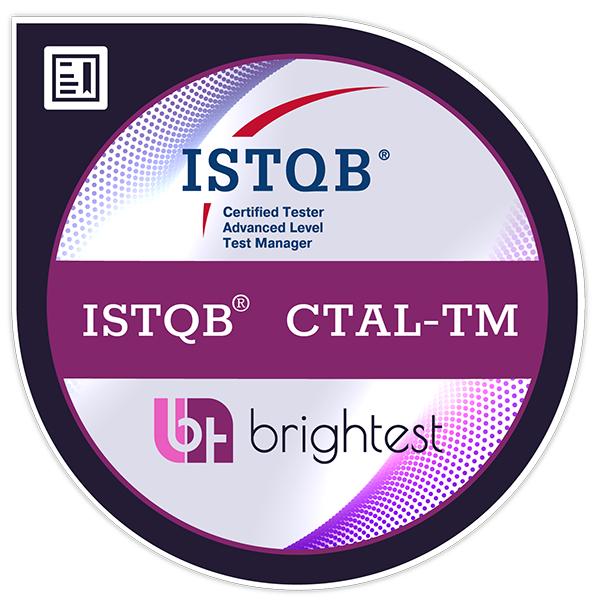 ISTQB CTAL-TM badge
